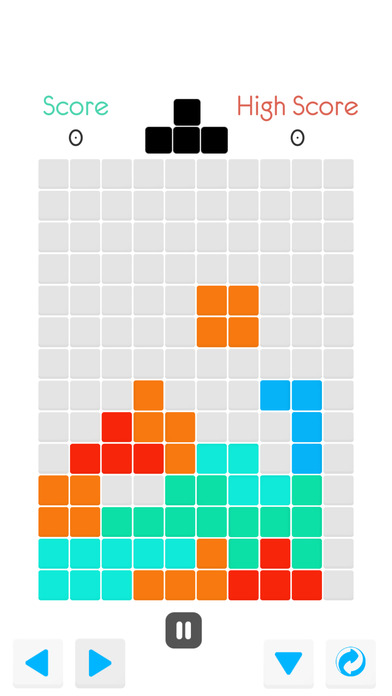 Classic Tetris Brick Game screenshot 2