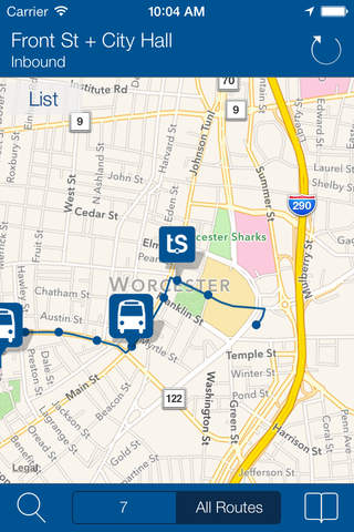 Transit Stop:WRTA Bus Tracker. screenshot 3