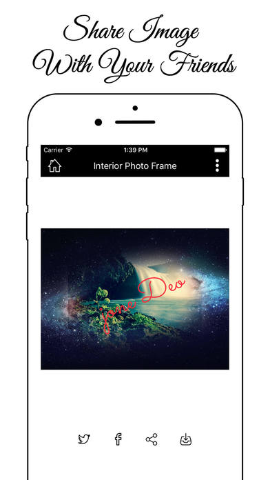 Space Photo Frame Editor: Pics in Space Themes screenshot 4