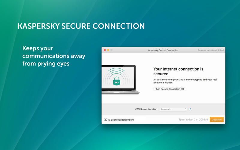 total security kaspersky secure connection