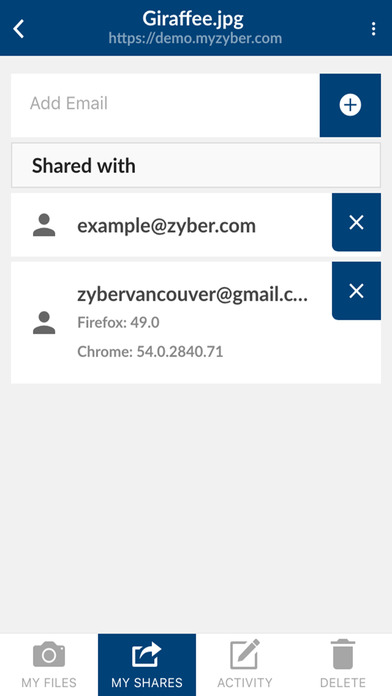 MyZyber App screenshot 4