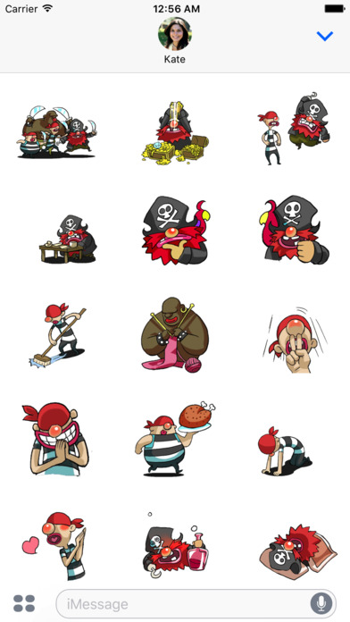 Bizarre Pirates Animated Stickers screenshot 2