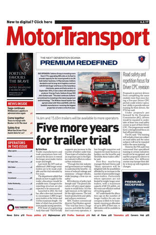 Motor Transport – the fortnightly newspaper for licensed road transport operators screenshot 2