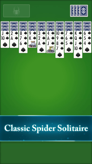 free offline spider solitaire game