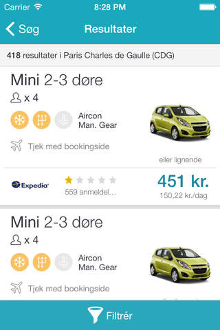 Skyscanner – Car Rentals screenshot 2