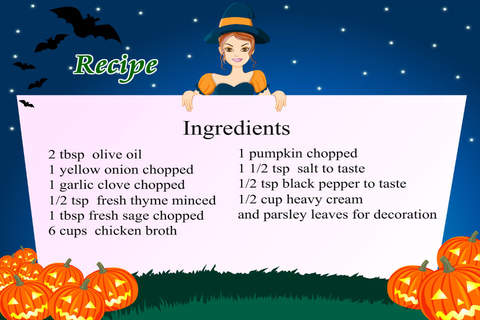 Pumpkin Soup - Western Recipe screenshot 2