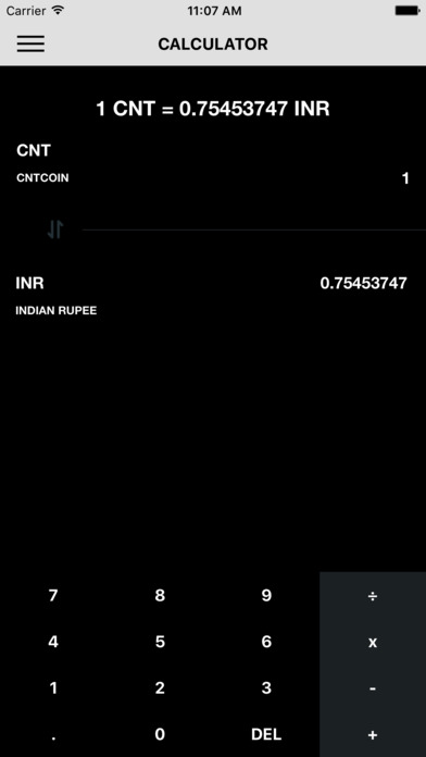 CNT Exchange Rate screenshot 4