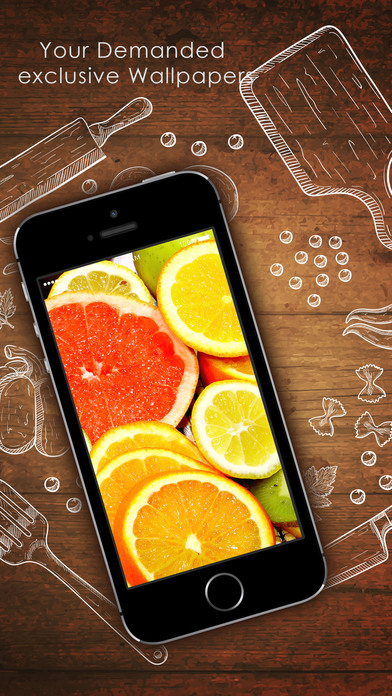 Food Wallpapers - Personalised Your Phone Screen screenshot 3