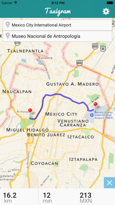 Taxigram Mexico City screenshot 3