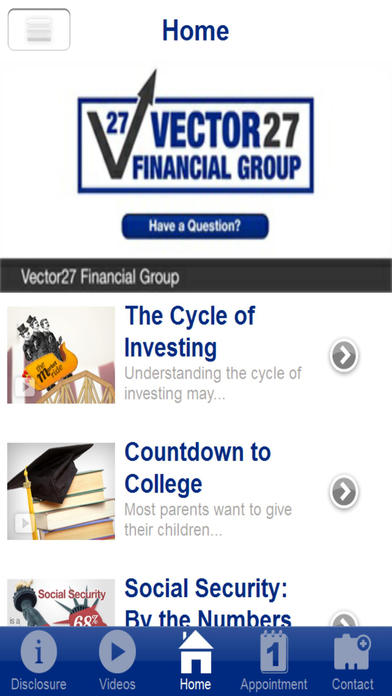 Vector27 Financial Group screenshot 2