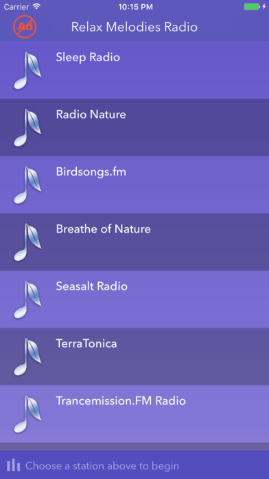 Relaxing Sounds Radio screenshot 2