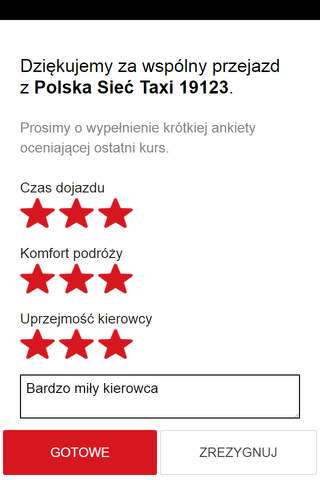 Polska Sieć Taxi 19123 (PST 19123) screenshot 4