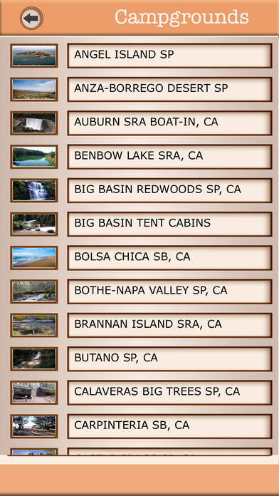 California Campgrounds & Hiking Trails Guide screenshot 2