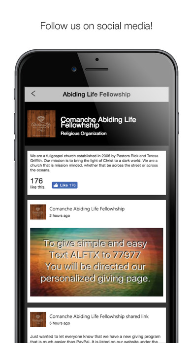 Abiding Life Fellowship screenshot 2
