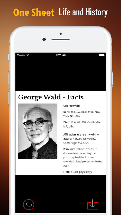 Biography and Quotes for George Wald-Life screenshot 2