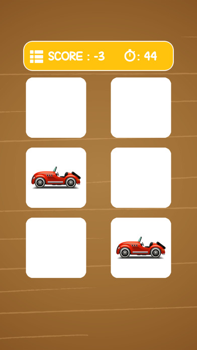 Matching Car Cards Educational Games for Kids screenshot 2