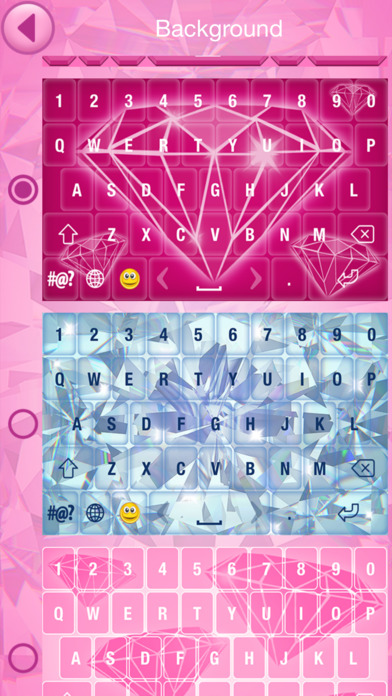 Diamond Keyboard Theme - Fancy Fonts Skins & Emoji screenshot 3