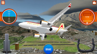 Airplane Flying City Tour : Real Flight Simulator screenshot 2