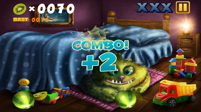 Green Monster Fruit Slash Screenshot 1
