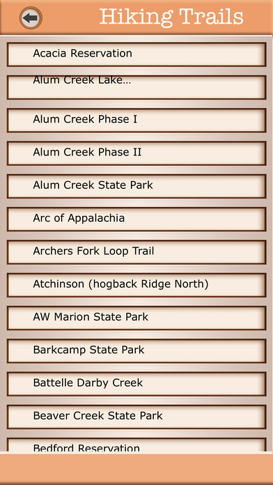 Ohio Campgrounds & Hiking Trails Offline Guide screenshot 3