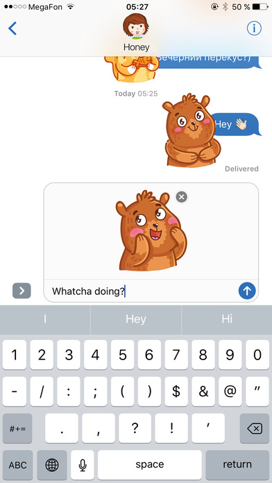 Bear stickers for iMessage screenshot 4