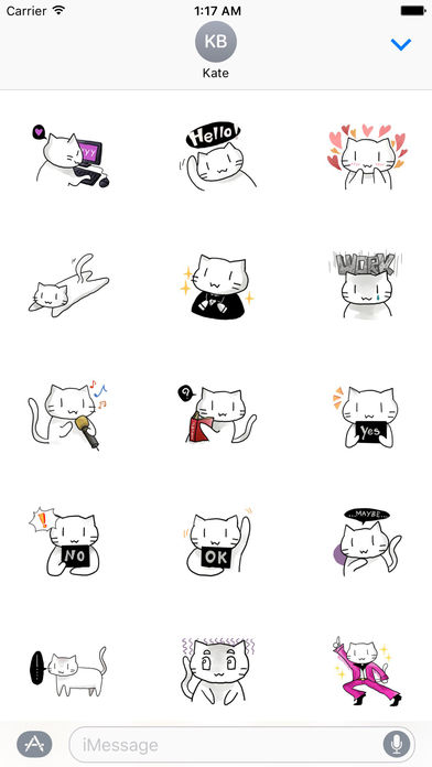 A Happy Cat Sticker screenshot 2