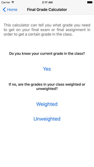 Make the Grade - a complete academic calculator screenshot 3