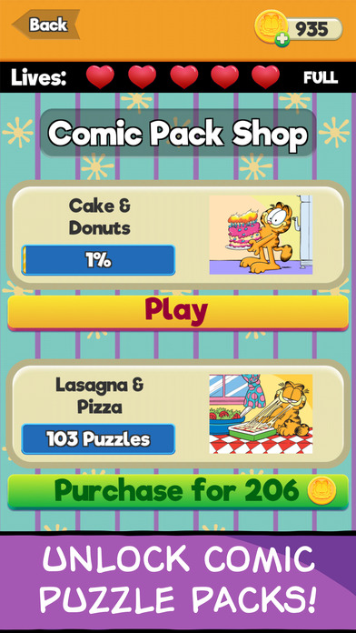 Garfield Trivia Free Game screenshot 2