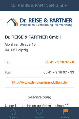 Dr. REISE & PARTNER GmbH screenshot 2