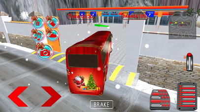 Christmas Snow Bus Drive : 3D Bus Game 2017 screenshot 4