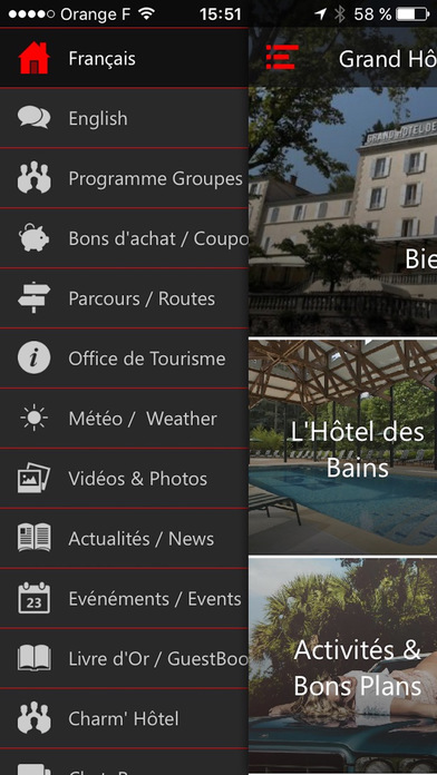 Grand Hôtel des Bains screenshot 2