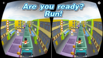3D City Run VR for Google Cardboard-Parkour game! screenshot 4