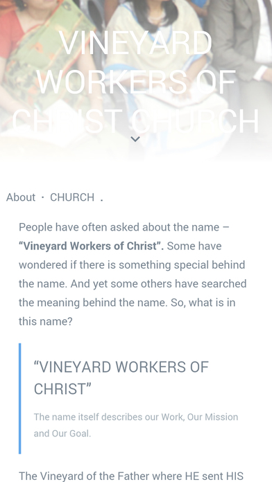 Vineyard Workers of Christ Church screenshot 4
