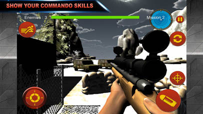 Brave Sniper Commando: Behind Enemyline Shooter screenshot 2