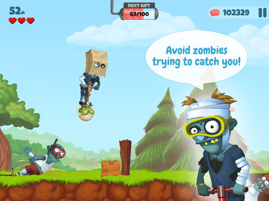 Screenshots of Zombie's Got a Pogo for iPad