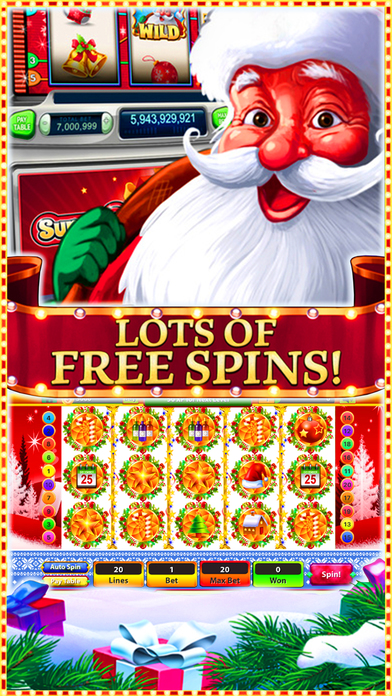 Absolute Merry Christmas Slots: Free Funny Casino! screenshot 3