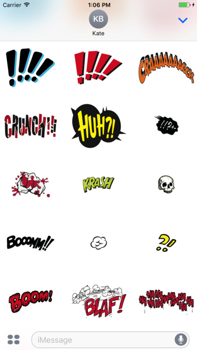 Comic Talk Stickers Pack 03 screenshot 2