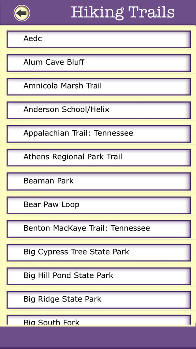 Tennessee Campgrounds & Hiking Trails,State Parks screenshot 4