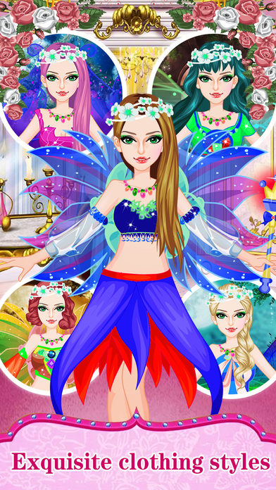 Elf castle party - Dress Up & Style Game screenshot 3