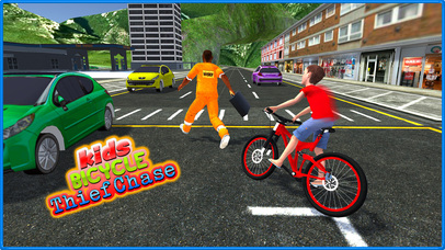 Kids Bicycle Rider Thief Chase screenshot 3