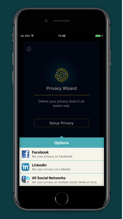 Privacy Wizard screenshot 2