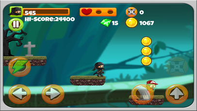 The Ninja Kid Vs Zombies Game screenshot 3