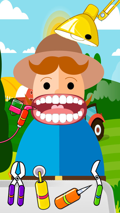 Experimental Dental The Farmers - Doctor Game screenshot 2