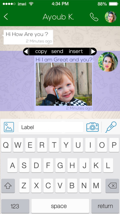UnikaChat screenshot 2