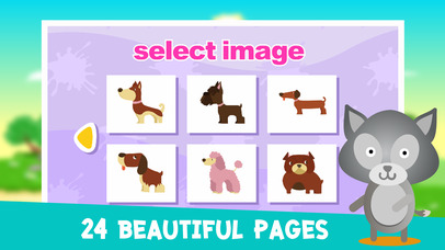 pet coloring book kindergarten learning activities screenshot 2