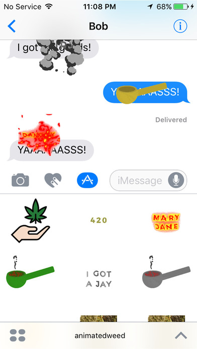 Weedmoji - Animated Marijuana Stickers screenshot 4