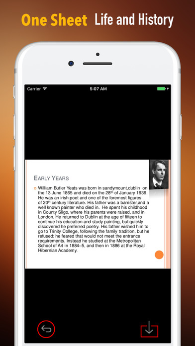 Biography and Quotes for William Butler Yeats-Life screenshot 2