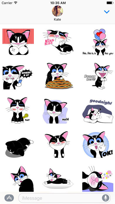 Tuxedo The Cat Stickers screenshot 2