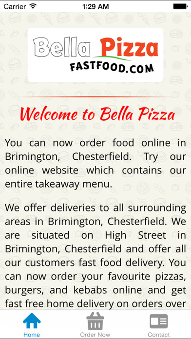 Bella Pizza Brimington screenshot 2