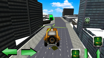 Helicopter Car Flying Relief Pro screenshot 3